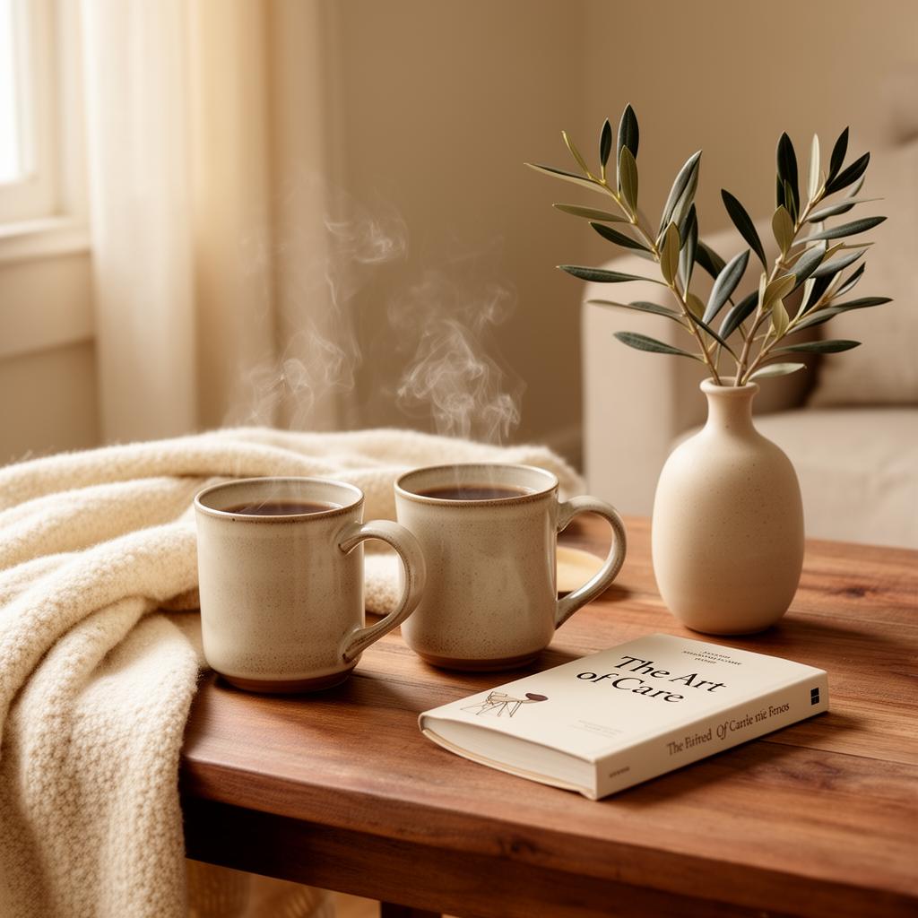 Quiet morning still life in a warm home